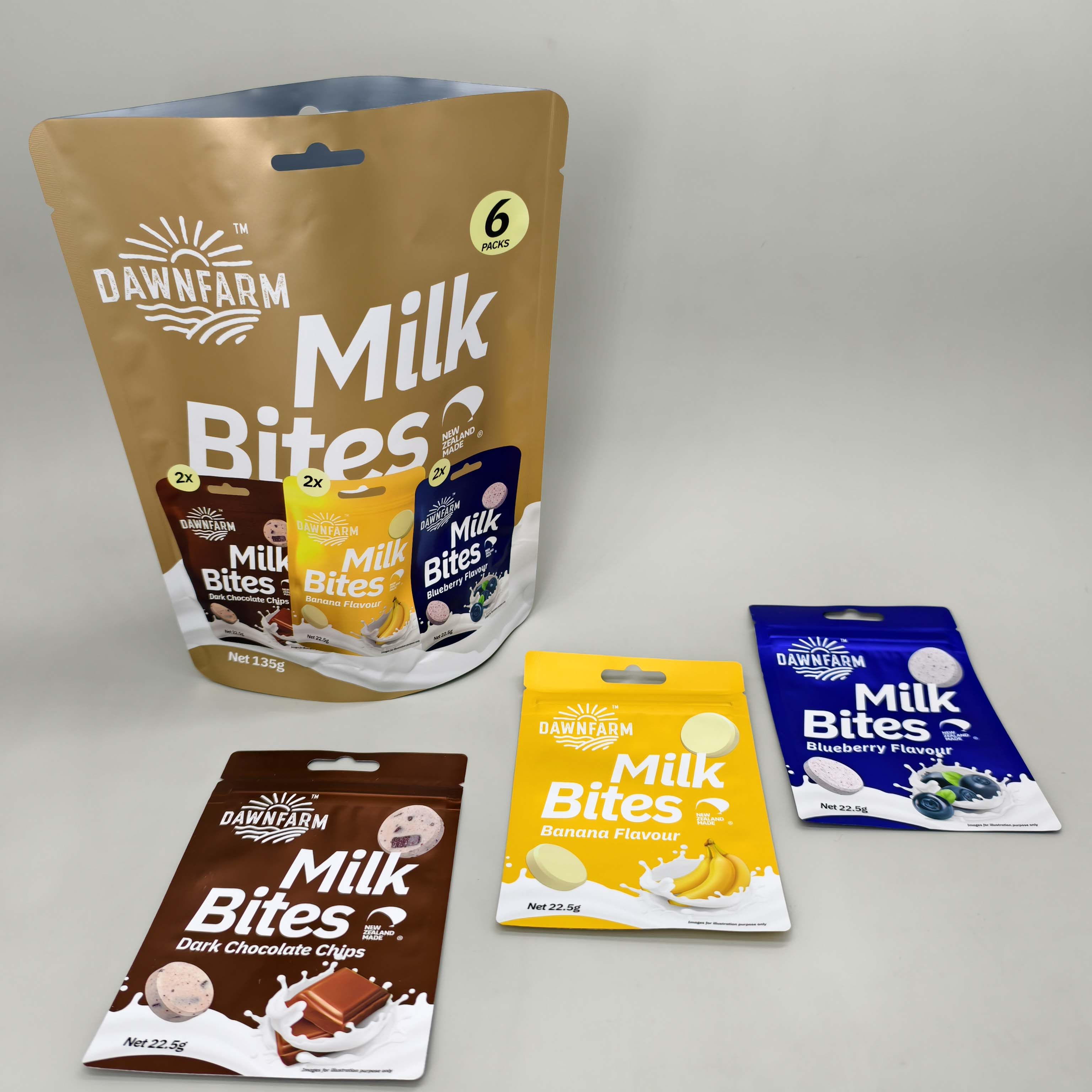 拉链站立铝箔袋